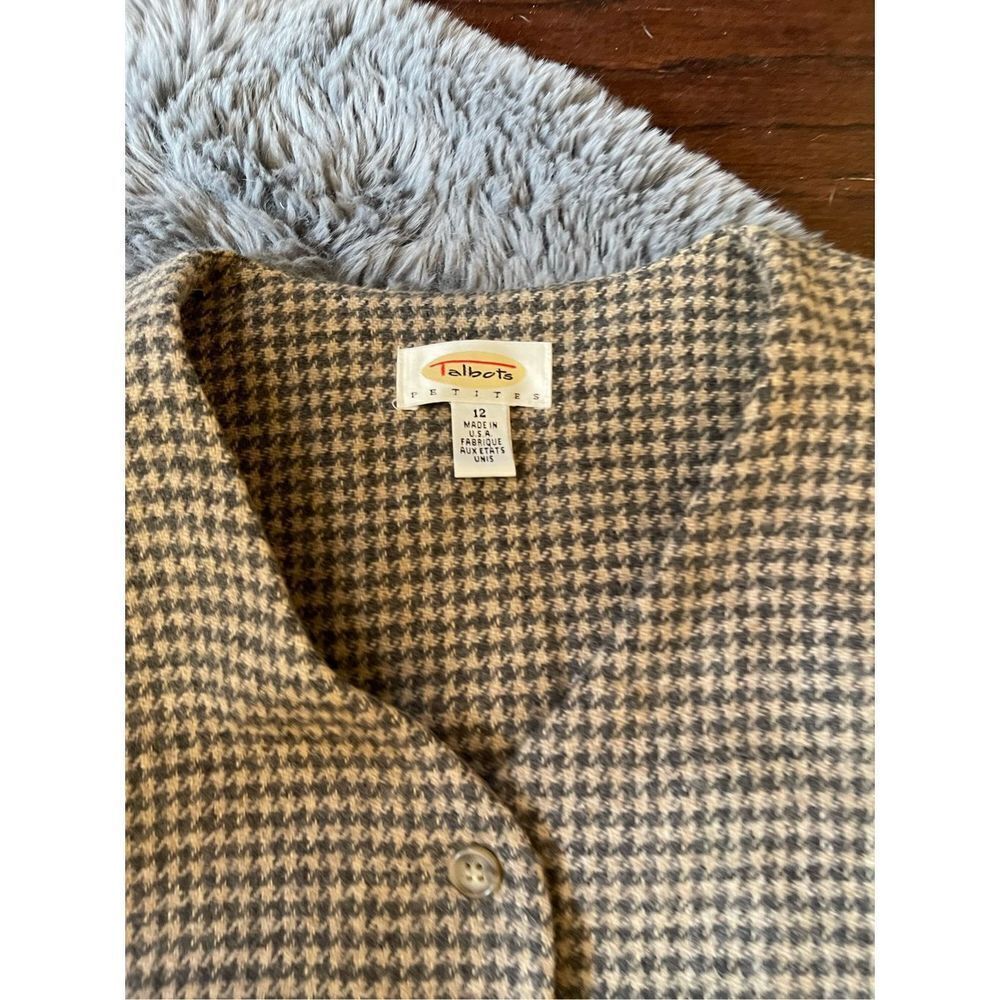 Vintage Talbots Wool Houndstooth 100% Wool Midi D… - image 8